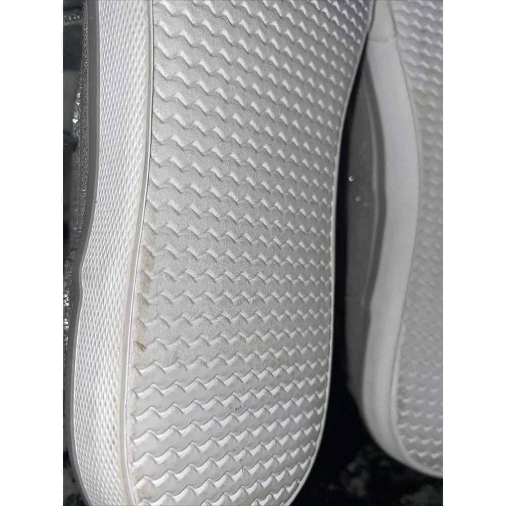 Sperry Girls‎ Bahama Boat Shoes, Silver Shimmer Sz: 2